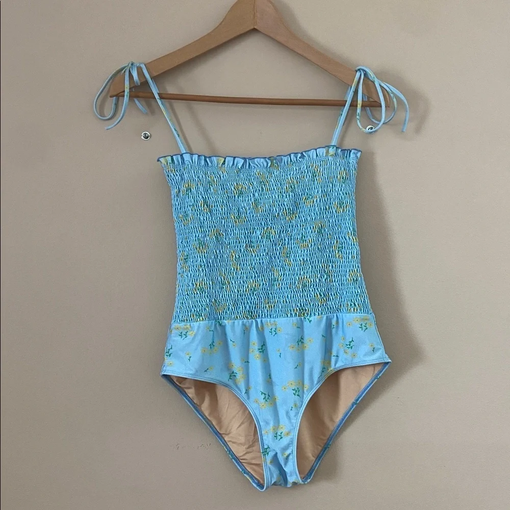 Faithfull The Brand Anja One Piece swimsuit in the La Fica Floral Print Small